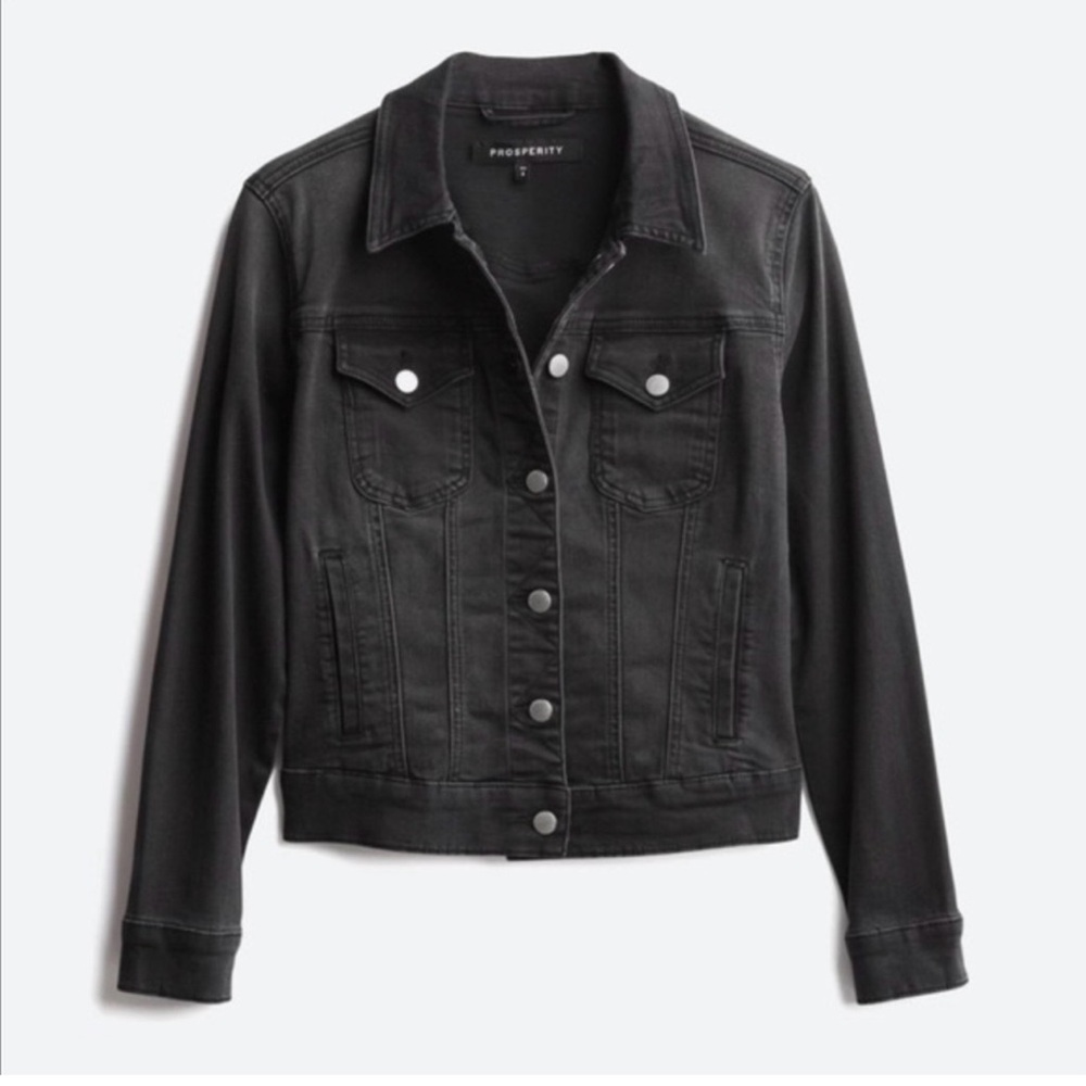 Prosperity Women's Black Denim Jacket